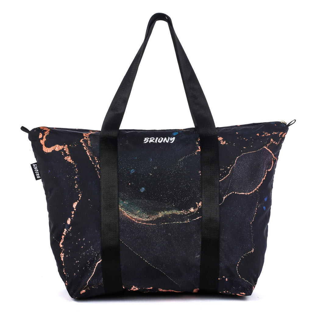 Dark Gold Marble Weekender