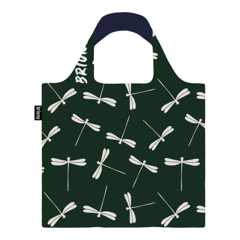 Green Dragonfly Shopping Bag