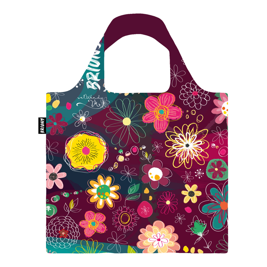 Happy Flowers Shopping Bag x velWendy